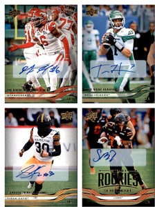 2026 Upper Deck CFL Football Auto Autograph cards #1-100 U-pick From List
