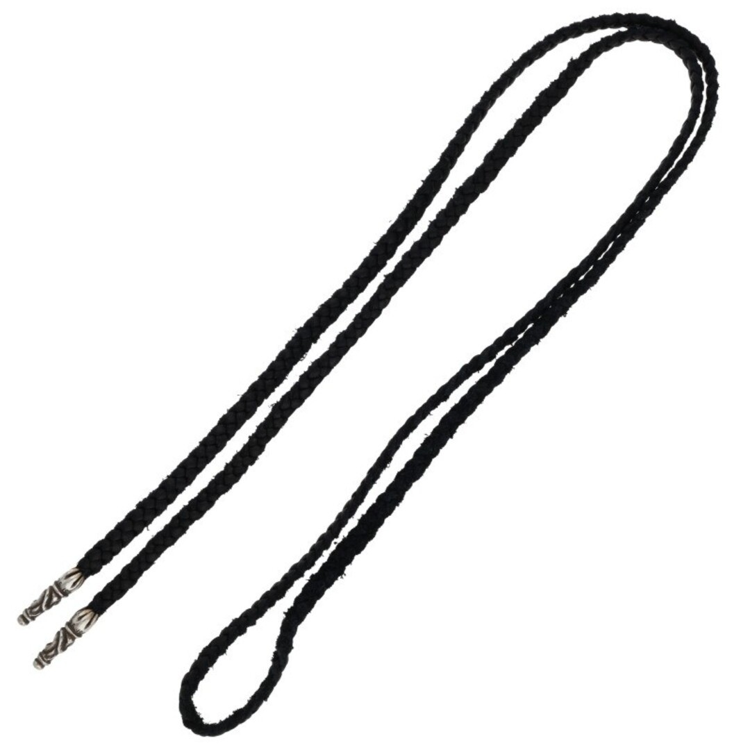 Chrome Hearts Leather Braid Scroll Blade Silver Necklace for Men Used e52864c4a8 thumbnail 3