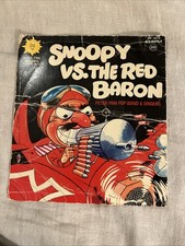 Peter Pan-Snoopy vs.The Red Baron Record F1237 45RPM  peanuts Charlie brown gift