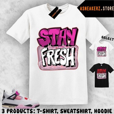 Shirt To Match AJ 4 Comic 2026 Sneaker Matching Tee Stay Fresh T-Shirt