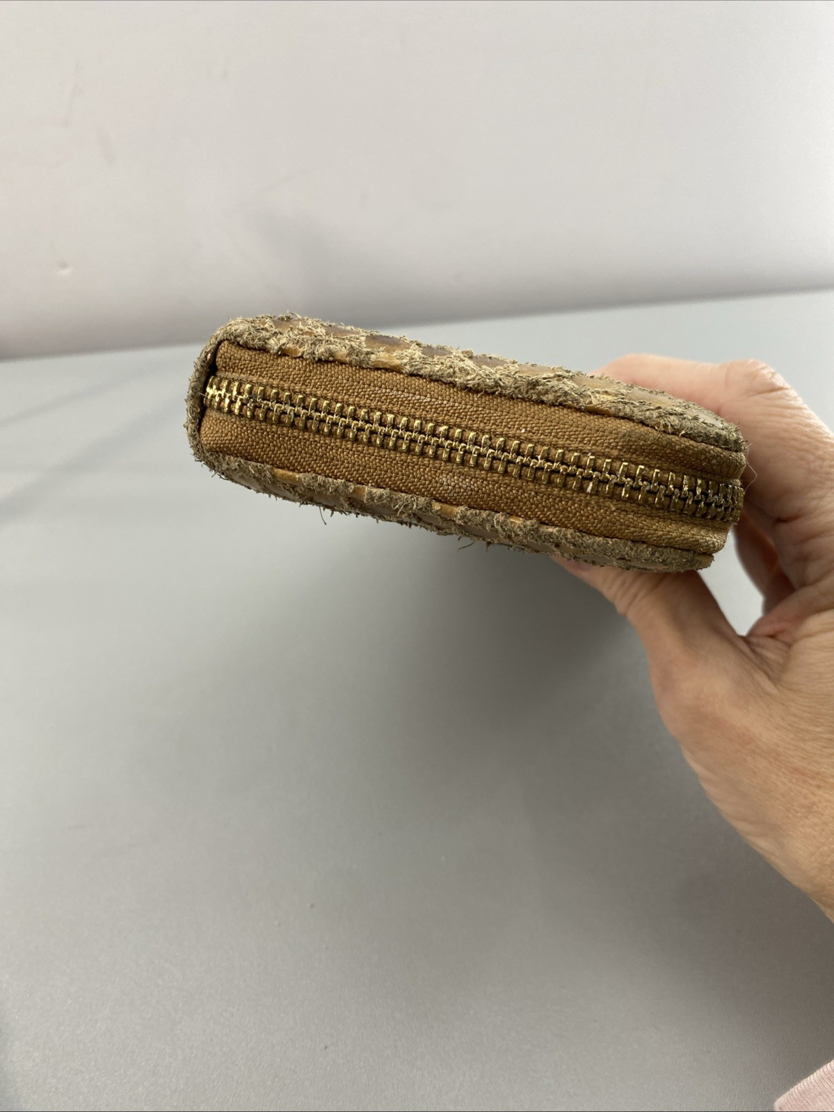 Michael Kors Wallet Zip Around Python Embossed BR… - image 4