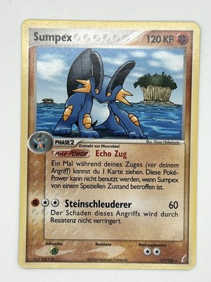 Pokemon TCG Sumpex Selten EX Crystal Guardians 27 NM