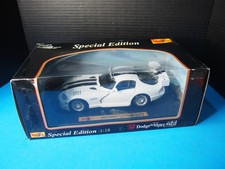 Maisto Dodge Viper GT2 Special Edition GTSR White With Blue