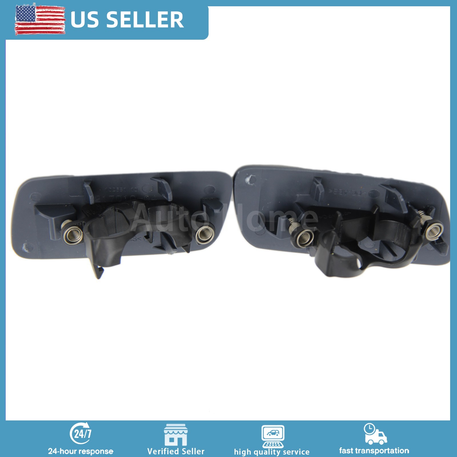 2PCS Headlight Washer Cover LH+RH Fits Rolls-Royce Ghost 61677244959 61677244960