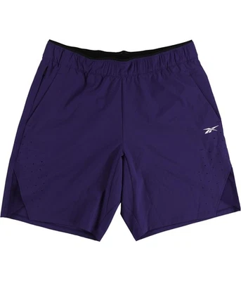 Reebok Pantalones Cortos Deportivos Epic Workout, Morado, Talla M - Imagen 1 de 2