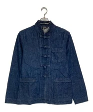 A.P.C.                    denim cheongsam jacket Indigo 4114423