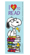Peanuts I Love to Read Snoopy Bookmarks for K...