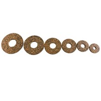 100 StüCk Gummikork M8 25 Mm X 9 Mm X 2 Mm, Beilagscheiben, Karosseriescheiben