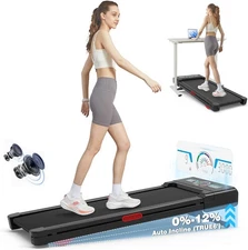 TRAILVIBER Walking Pad Home Treadmill 450 lbs Capacity 9-Level Auto Incline NEW