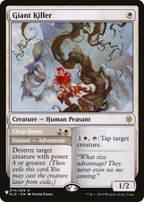 x1 Giant Killer // Chop Down - The List R MTG The List M/NM, English