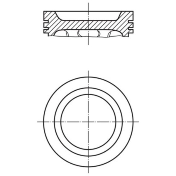 Kolben Mahle 037 23 02 FüR Volvo 240-image