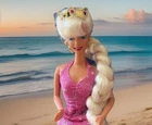 Mattel 1995 Jewel Hair Mermaid Barbie No Jewels Or Clothes Vintage