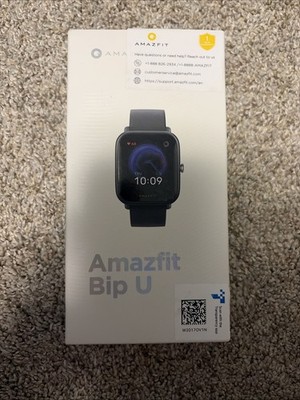Amazfit Bip U Smart Watch Touch Screen Fitness Tracker Water-Resistant Black