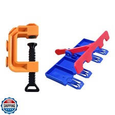Clamp and 4 Lane Starter Gate Compatible with Hot Wheels 4 Lane S