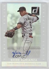 2015 Panini Donruss Signature Series Ehire Adrianza #62 Auto 08jk