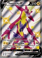 Pokémon TCG Pokémon Toxtricity V Shiny Holo Rare Holo