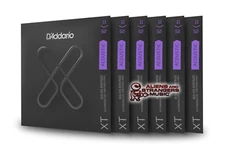 6 Sets! D'Addario XT Acoustic 80/20 Bronze, Custom Light, 11-52, XTABR1152