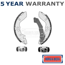 Borg & Beck Rear Brake Shoes Set Fits Hyundai Amica 1998-2003 1.0