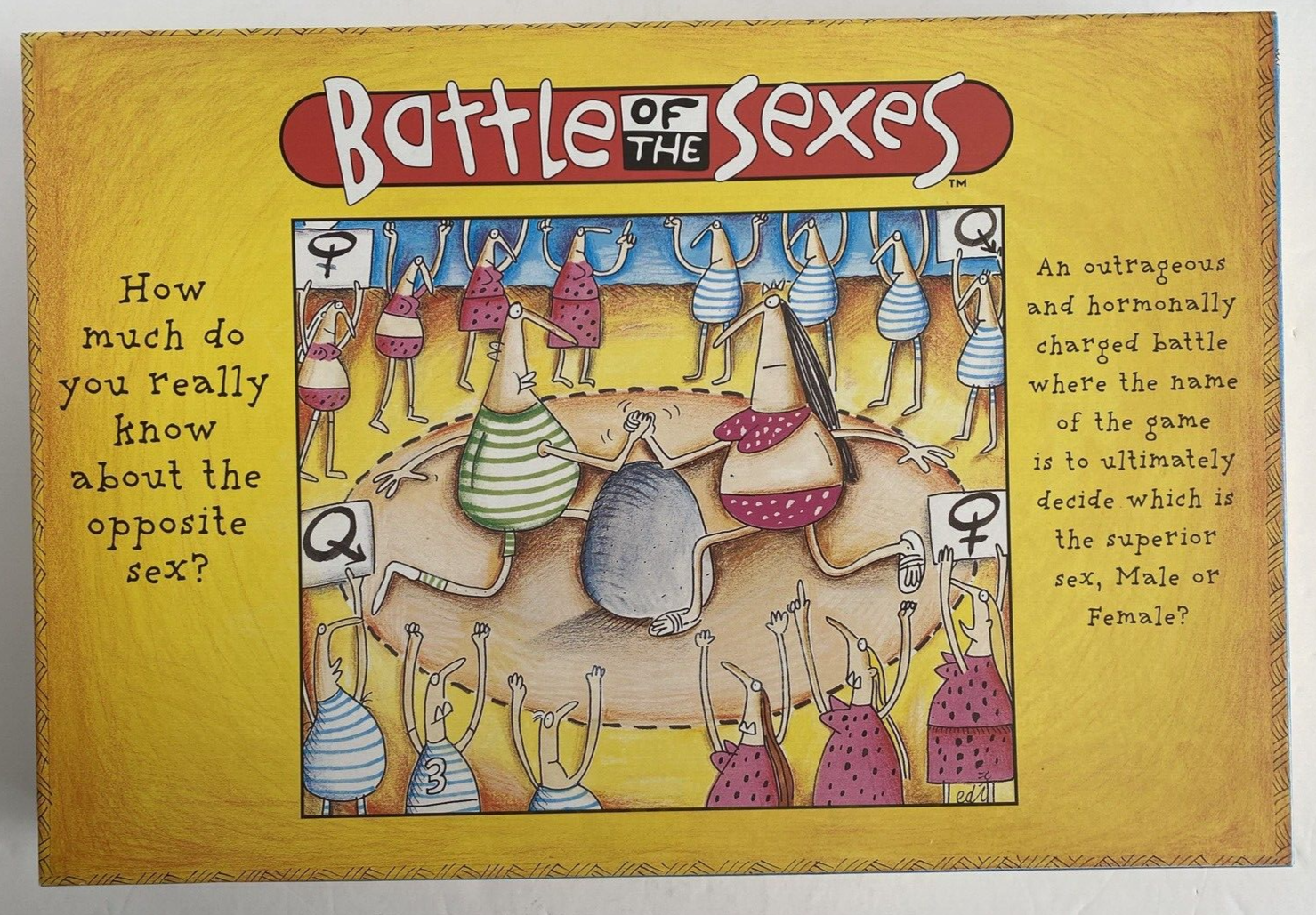 Battle of The Sexes Board Game 12+ Imagination Entertainment Complete