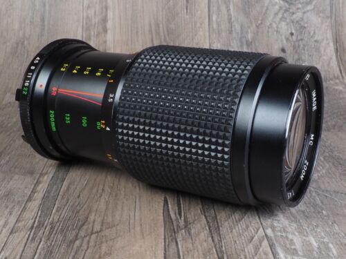 Image MC ZOOM 80-200mm f4.5 MACRO For Minolta MD Mount Lens or adapt mirrorless