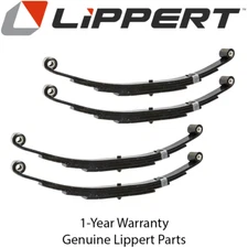 Lippert Tandem 26" Double-Eye Leaf Springs 2,200 lb (4-Pack) - Dexter Compatible
