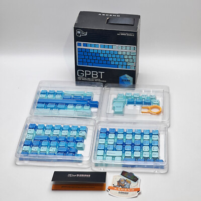 GLORIOUS GPBT Keycaps Ocean German Layout - Neu - Alle Gmmk Modelle Kompatibilität