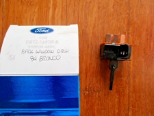 NOS 1978-1986 Ford Bronco Dash Mount Power Tailgate Window Switch D8TZ14529B OEM