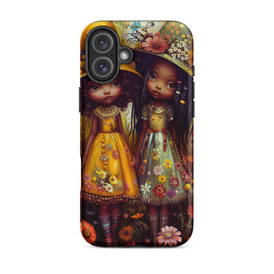 Dual-Layer Impact-Resistant Matte Artwork Case for iPhone 