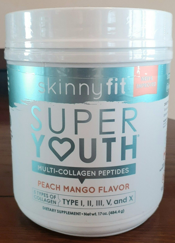 SkinnyFit Super Youth MultiCollagen Peptides Peach Mango Genuine