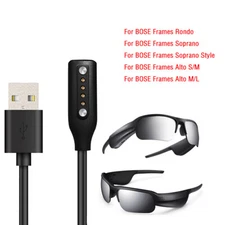 4-Pin Sunglasses Charging Cable USB Charger For Bose Frames Alto/Rondo/Soprano