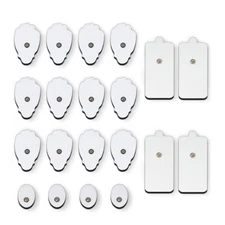 40PCS Snap On Replacement Pads For Pulse Massager & Electrode Tens Unit US