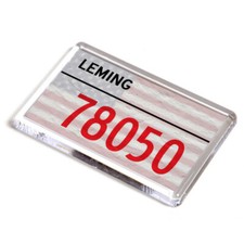 FRIDGE MAGNET - Leming, 78050 - US Zip Code
