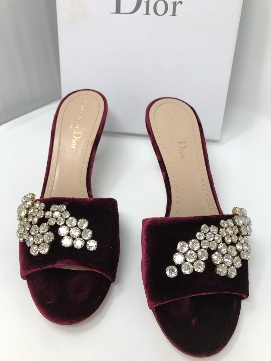 Dior ベルベット ミュール 35.5 Dior ベルベット ミュール 35.5