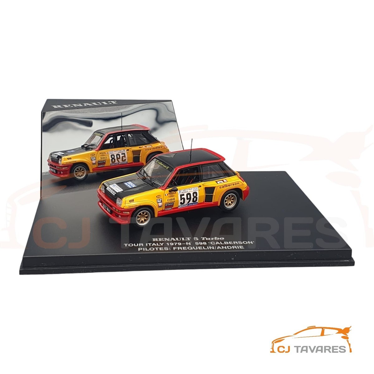 UNIVERSAL HOBBIES RENAULT 5 TURBO #598 FREQUENCY RALLY TOUR ITALY