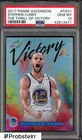2017 Panini Ascension The Thrill Of Victory Stephen Curry Warriors PSA 10