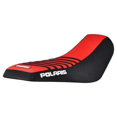 2003-2007 Polaris Predator 500 Seat Cover BLACK SIDES / RED TOP - Foto 2