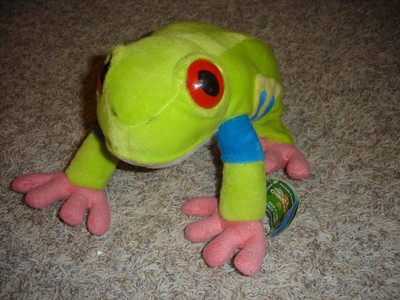 red eyed tree frog plush