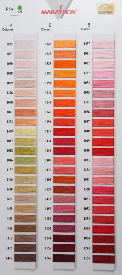 Marathon Embroidery Machine Thread Rayon 1000m 235 Colours Brother and Janome    - Image 3 of 4