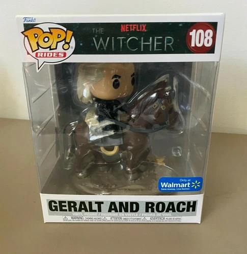 Funko Pop! Geralt & Roach #108 Walmart Exclusive Deluxe The Witcher  SOLD OUT 