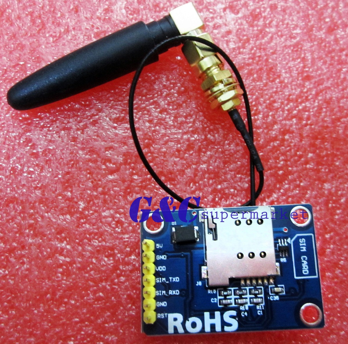 5x SIM800L V2.0 Modulo GSM GPRS Quad-Band - 5V - Con Antenna E Cavo - Per Wireless Communication - Foto 4