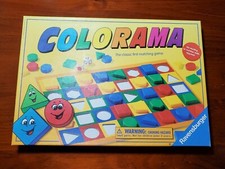 Ravensburger Colorama Matching Shapes Colors Dice Rolling Competing Board Game