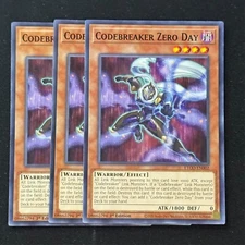 3x Codebreaker Zero Day ETCO-EN002 Eternity Code Common 1st Edition