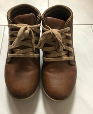 Boys Shoes Size 3 Brown Boots Lace Tie Sonoma Brand