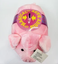 DanDee Pink Plush Piggy Bank 11in Jumbo Soft Huggable Kids Money Bank