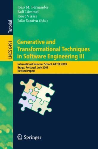 Lecture Notes in Computer Science Ser.: Generative and Transformational ...
