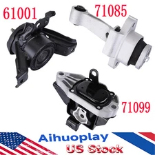 3Pcs Engine Motor & Transmission Mount Set For Hyundai Sonata 2.4L 2015-2018