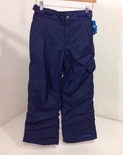 COLUMBIA YOUTH BOYS ICE SLOPE II PANTS NAVY YOUTH MEDIUM 10-12 NWT 75