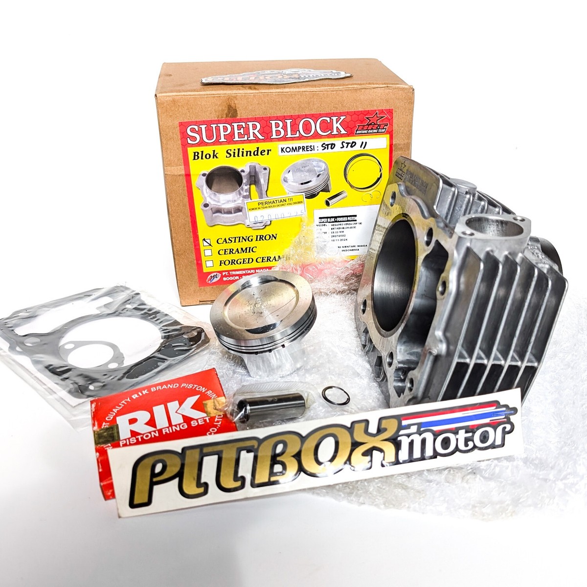 Honda CRF150F Big Bore Kit 2006 - 2019 CRF 150 F 68mm 210cc Bolt