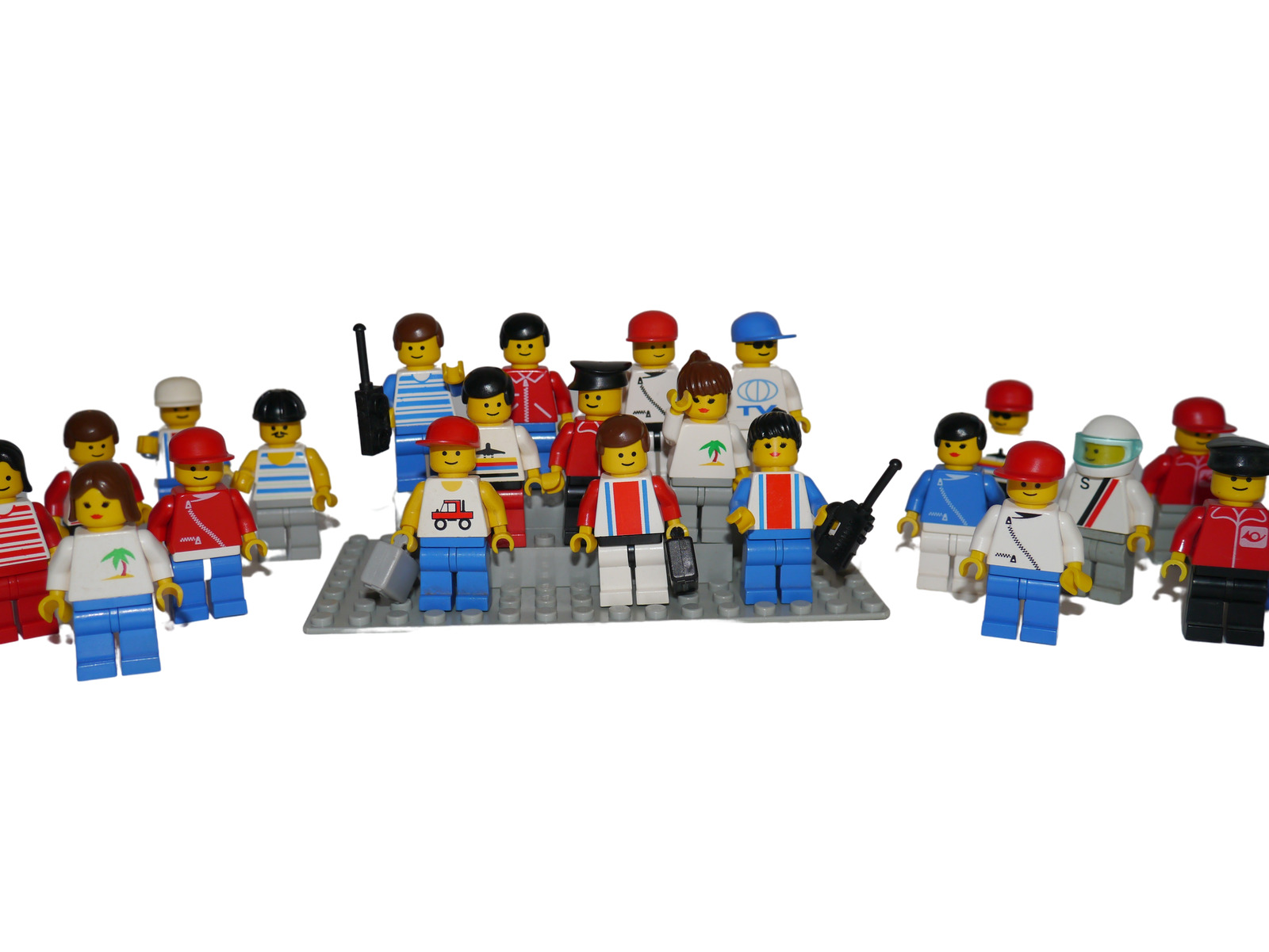 10 Lego® 12V TRAIN Railway Set Minifigures Passengers for platform MINIFIG