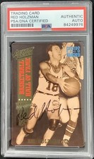 Red Holzman Signed 1993 Action Packed #82 Basketball Card HOF Autograph PSA/DNA